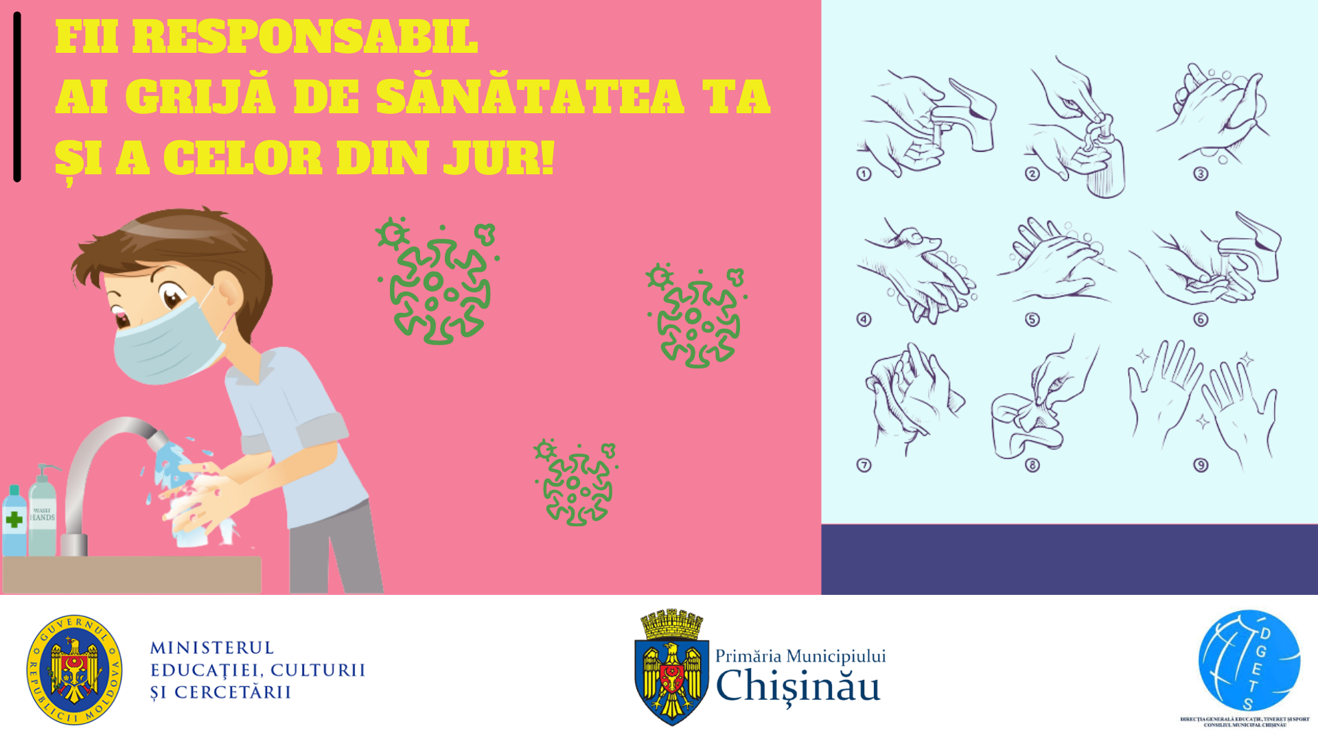 Fii responsabil ai grijă de sănătatea ta și a celor din jur!